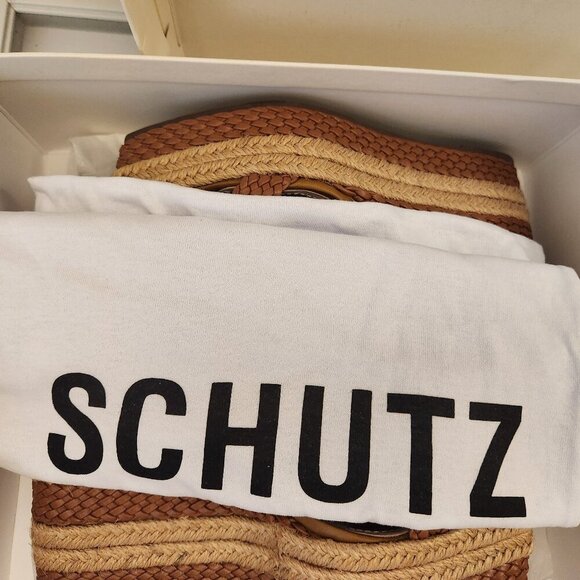 SCHUTZ Women's Nani Espadrille Platform Wedge Sandals HAZEL US 6.5. NIB - Picture 10 of 12
